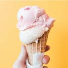 Ice cream in hand